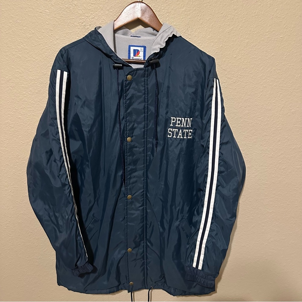 Vintage Penn State Nittany Lions Rennoc Made in USA Windbreaker